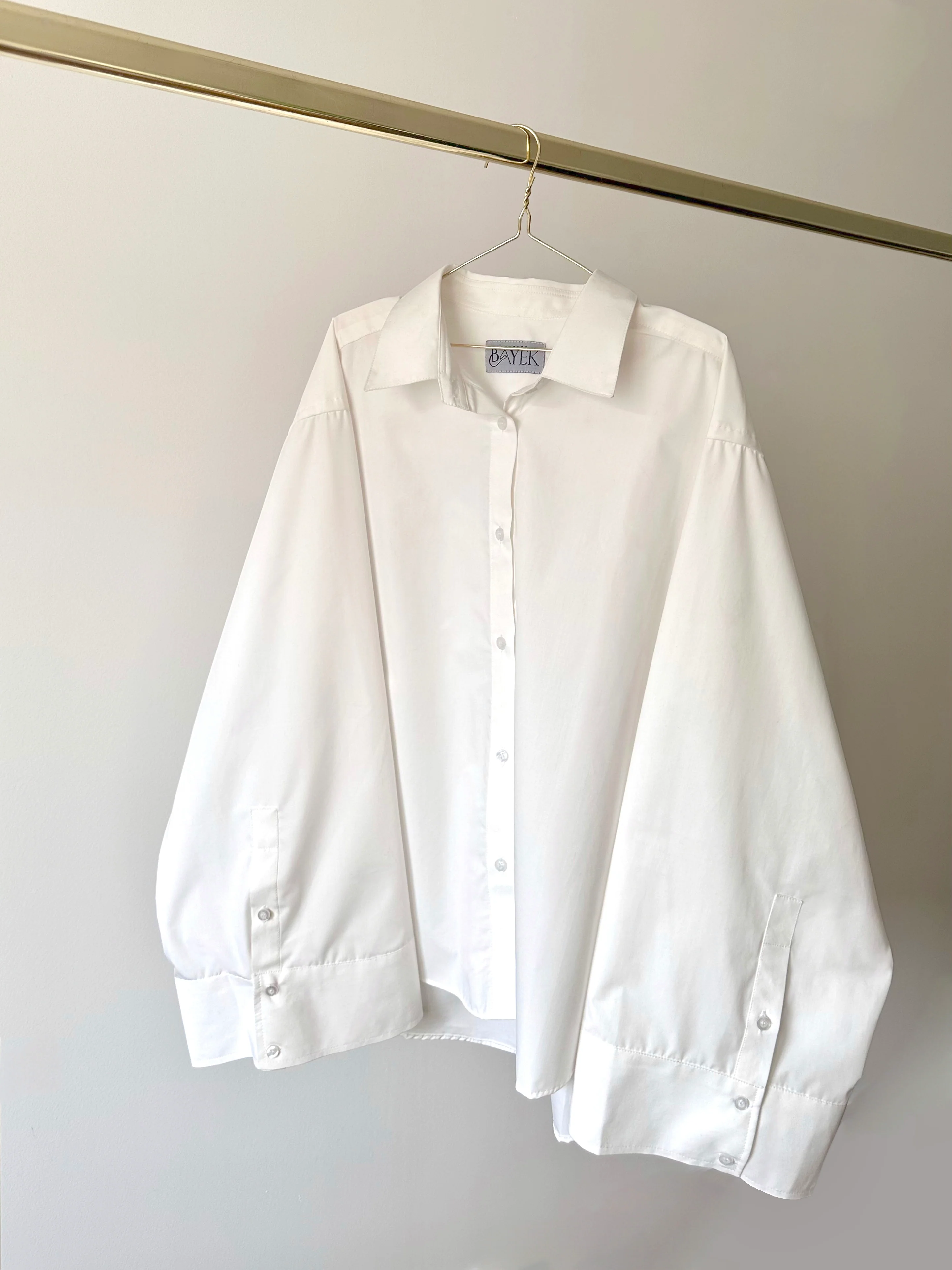 Shirt flared sleeves — White - Image 6