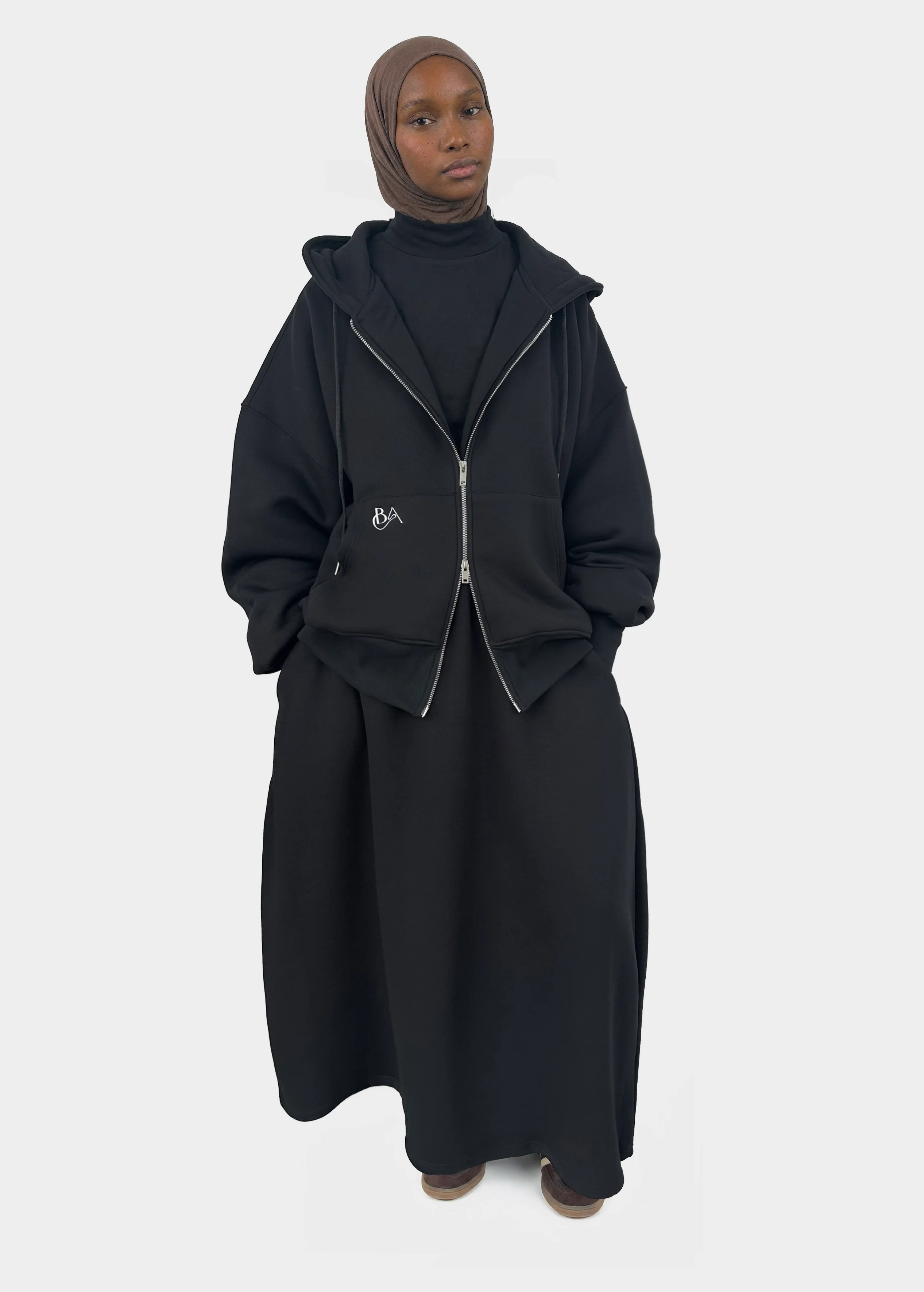 Jupe épaisse dense — Noir - Image 2